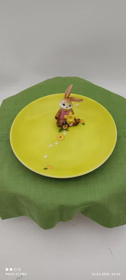 Goebel Porzellan-Osterschale Mit Hase Und Blüten | Frühlingsgrüße - Bild 1