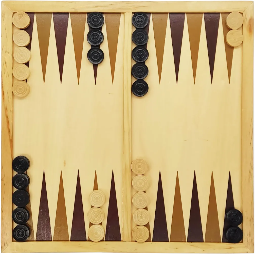 PHILOS Spielesammlung aus Holz mit 6 beliebten Brettspielklassikern – Bild 2
