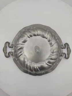 Vintage Zinnschale  Ø 17 cm, sehr guter Zustand - Bild 3