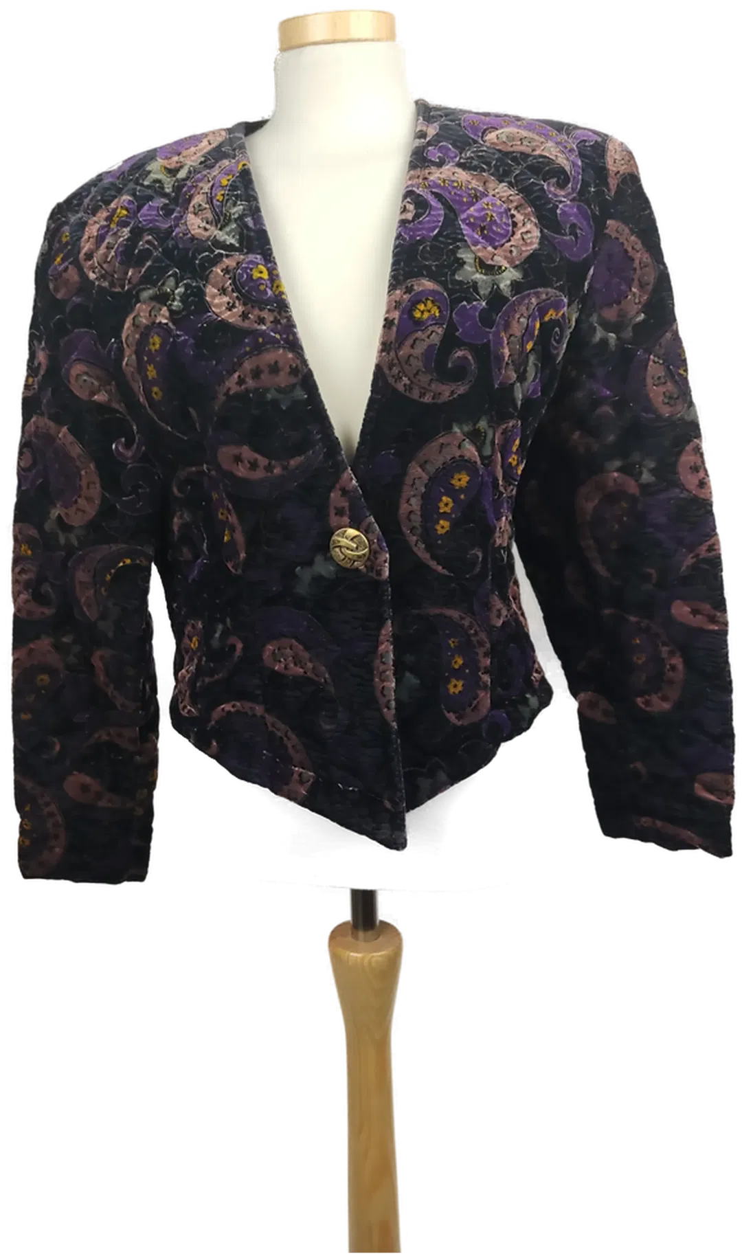 Sandra Cellini Damenblazer Vintage schwarz - M/38 - Bild 4