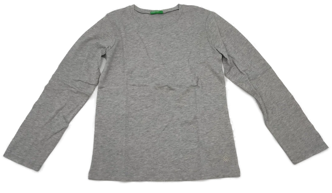 United Colors of Benetton Kindershirt grau Gr. S - Bild 1