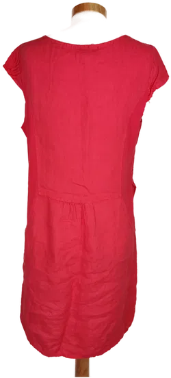 New Collection Damen Kleid mit Blättern bestickt rot - M/38 - Bild 2