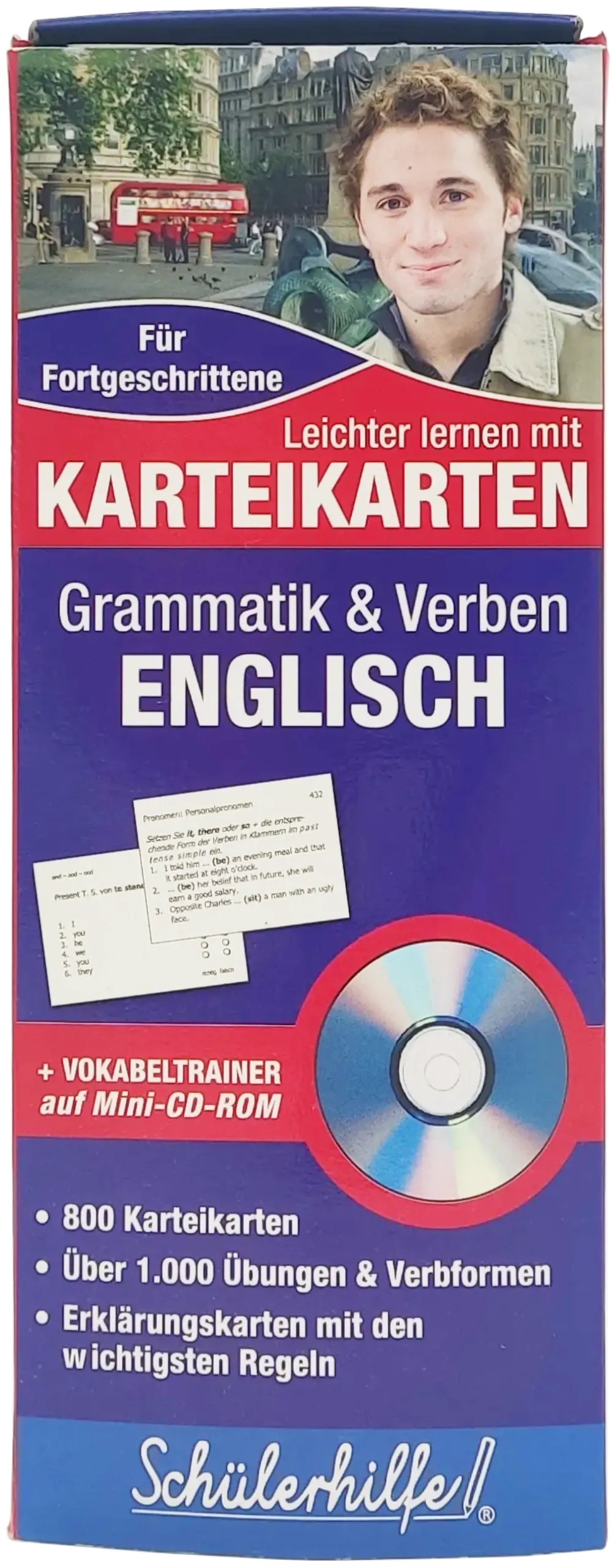 SCHÜLERHILFE Englisch Karteikarten für Fortgeschrittene inkl. CD mit Vokabeltrainer - Bild 2
