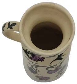 GMUNDNER KERAMIK Vase mit Blumenmuster, Höhe 22cm - Bild 2