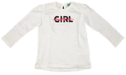 United Colors of Benetton Kindershirt weiß Gr. 90 - Bild 1