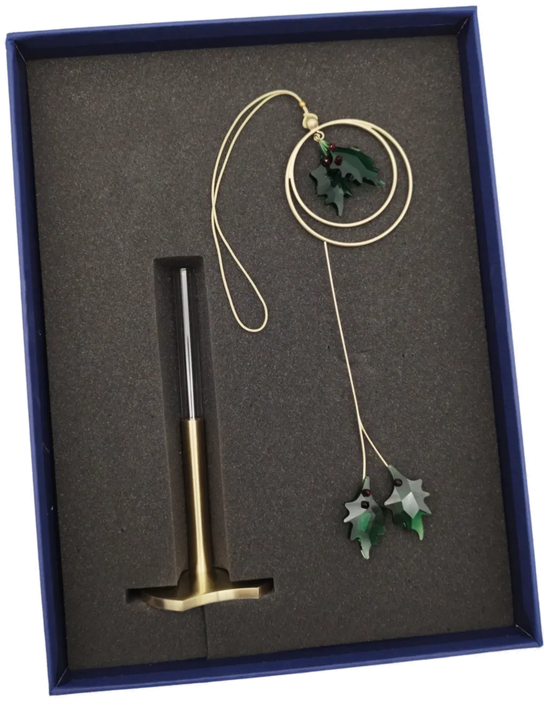 Swarovski Weihnachtsdeko Garden Tales Stechpalmenblätter | Sammlerstück - Bild 1