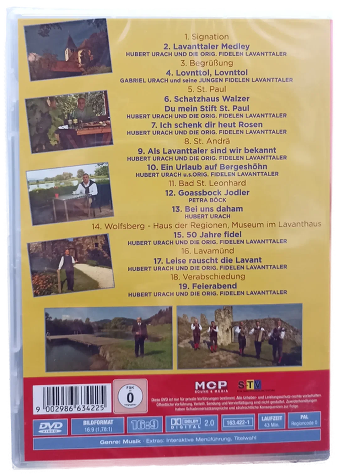 DVD "Hubert Urach und seine original fidelen Lavanttaler" – Bild 2