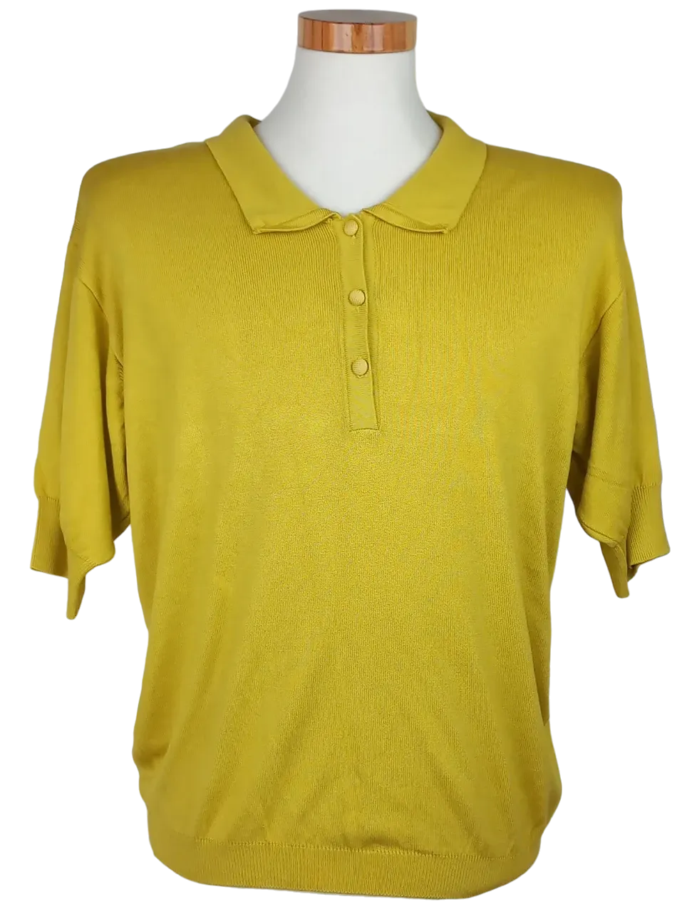 Stefanel Herren Shirt, ocker - Gr. L  – Bild 1