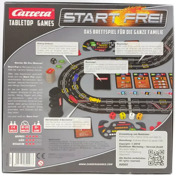 Carrera Start Frei - Gesellschaftsspiel - Tabletop Games – Bild 2