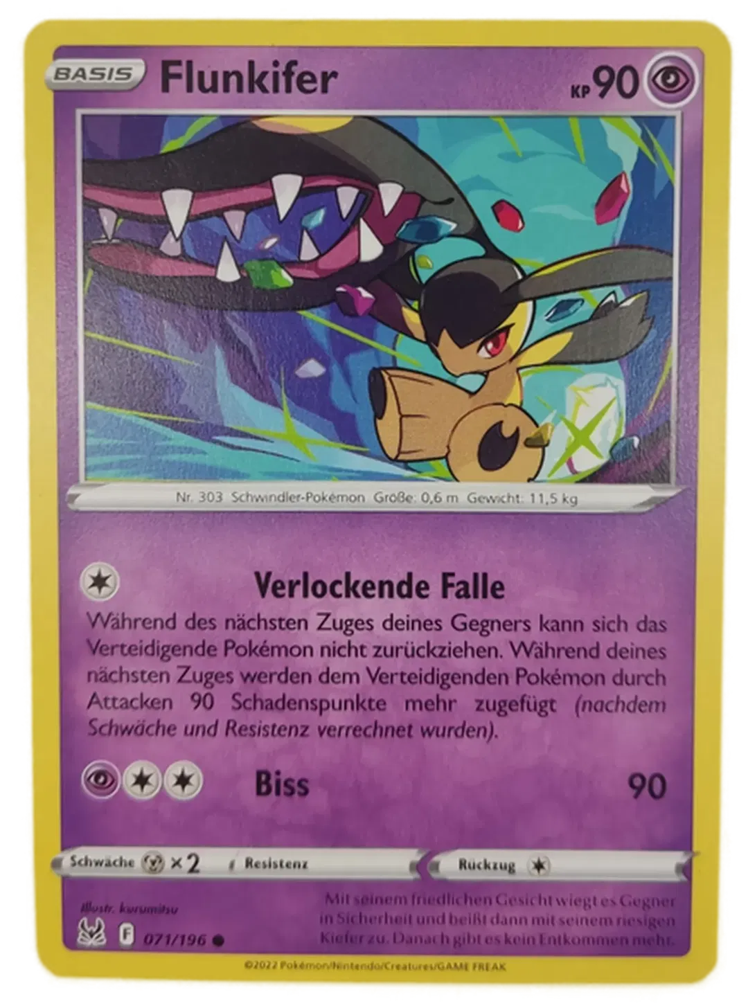 Pokémon Sammelkarte Basis Flunkifer - Bild 4