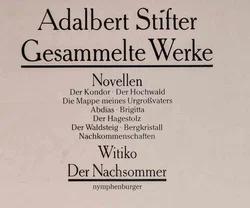 Buch Adalbert Stifter Gesammelte Werke in 6 Bänder inkl. Bergkristall und Nichts auf der Welt geht über ein Herz – Vorschau 3