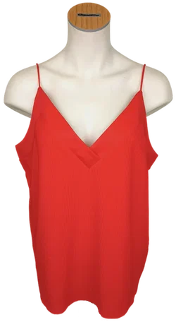 s.Oliver Damentop geriffelt rot Gr. XL – Vorschau 1