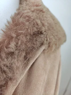Damen Ledermantel in Braun, Größe 38 | Vintage-Klassiker – Vorschau 5