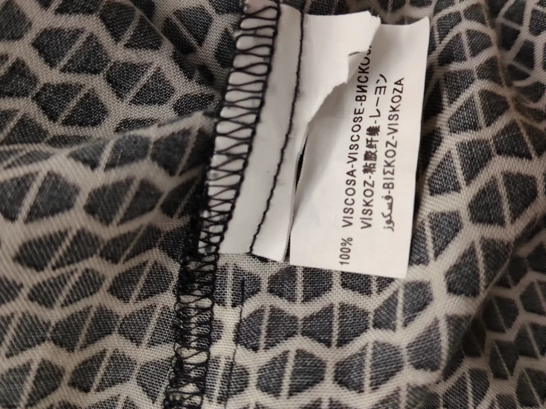 Midikleid Benetton Bedruckt Gr. 40 Viskose | Wie Neu – Bild 5