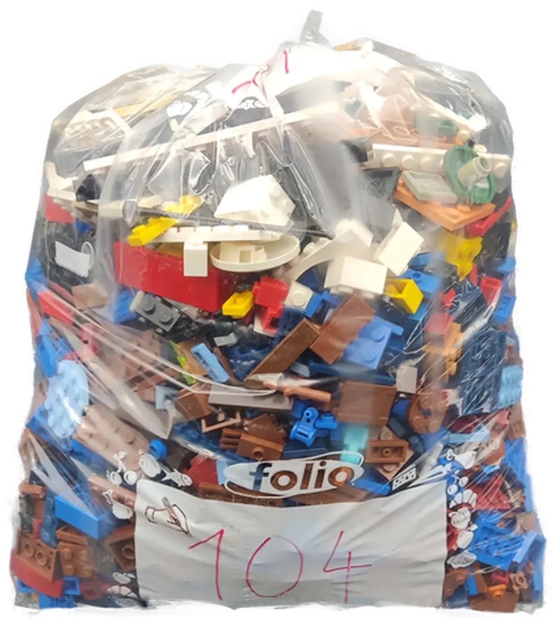 1,5 Kilo Lego Steine gemischt - Bild 4