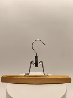 9 Stk. Kleiderbügel für Hosen, Holz - Bild 2