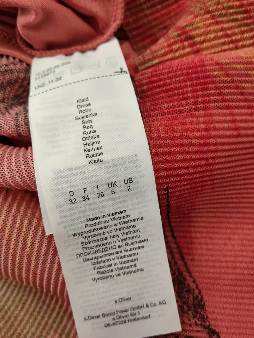 Damen Maxikleid s.Oliver Polyester | Wie Neu – Bild 7