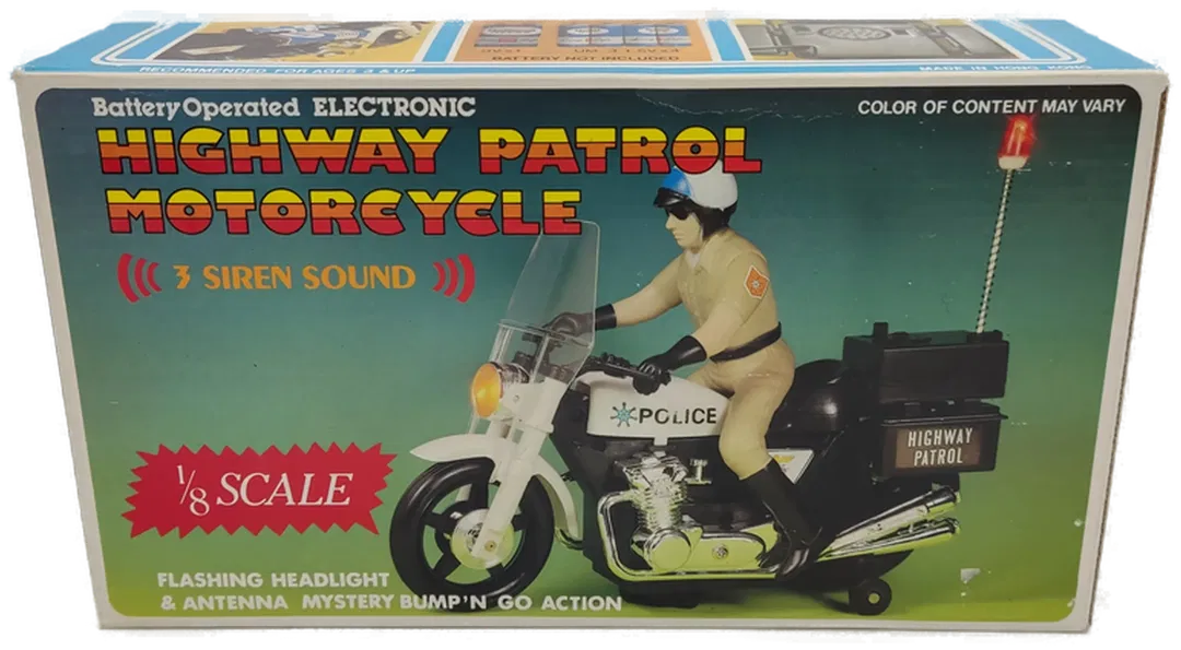 Highway Patrol Motorcycle - Vintage Toys - Bild 3