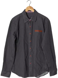 Babäm! - COOFANDY Herren Jeanshemd, grau - Gr. L  - Bild 1