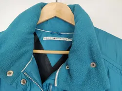 Tommy Hilfiger Damen Jacke petrol Gr. L - Bild 3