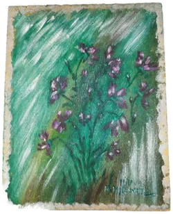 Natalya Millovatz Milovac - 4er Set Bilder auf Holz und Kunstkatalog  – Vorschau 4