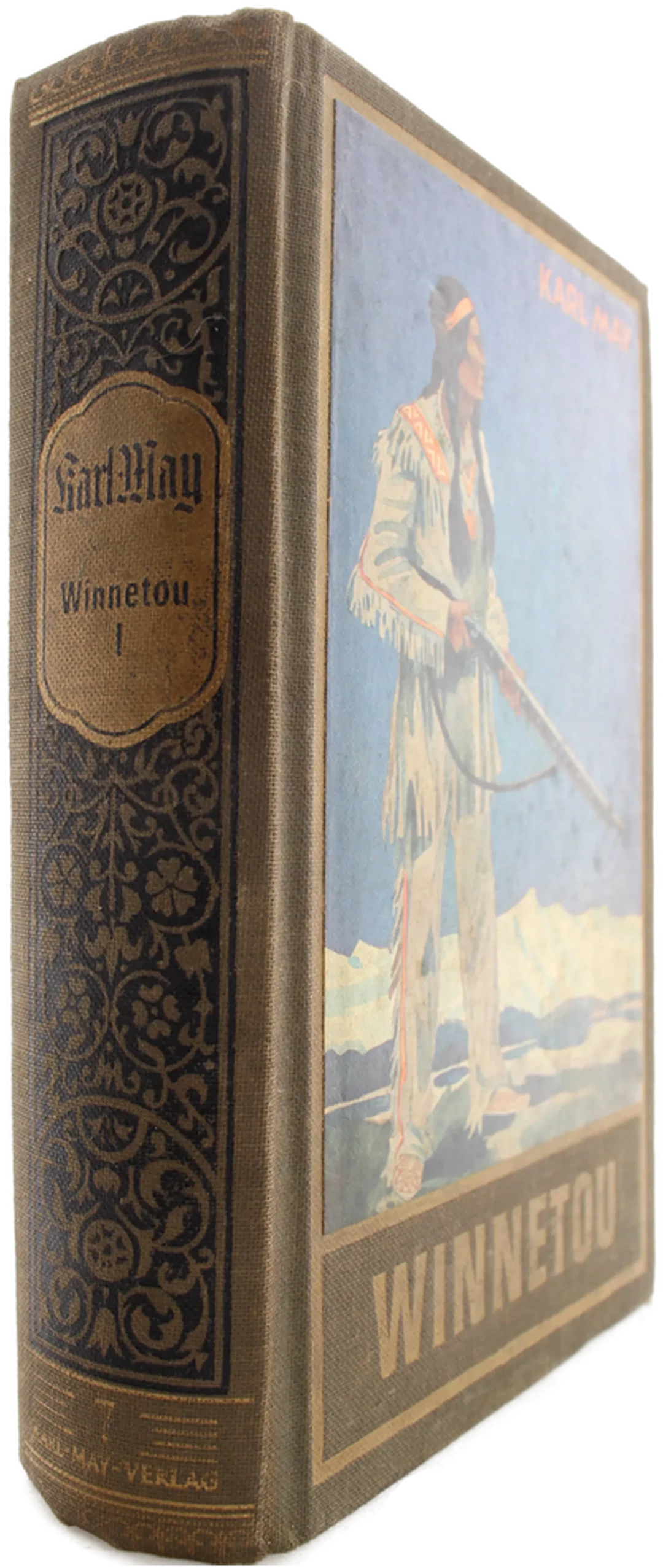  Buch Karl May – "Winnetou I" – Ausgabe um 1951 (Karl May Verlag) – Bild 3
