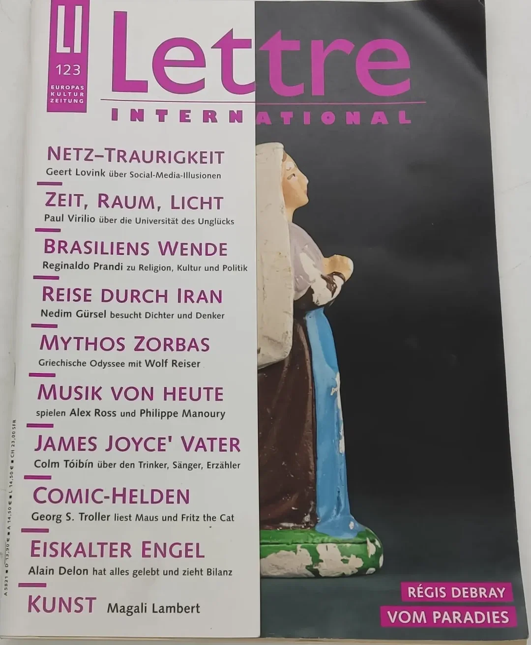 Magazin Konvolut 25 Stück "Lettre" International Europas Kulturzeitung – Bild 4