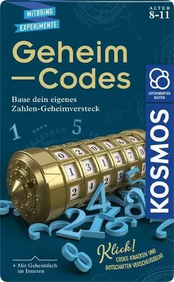 Kosmos – Geheim-Codes (Experimentierkasten)  Mitbring-Experimente | Alter 8–11 Jahre | Baue dein eigenes Zahlen-Geheimversteck - Bild 1