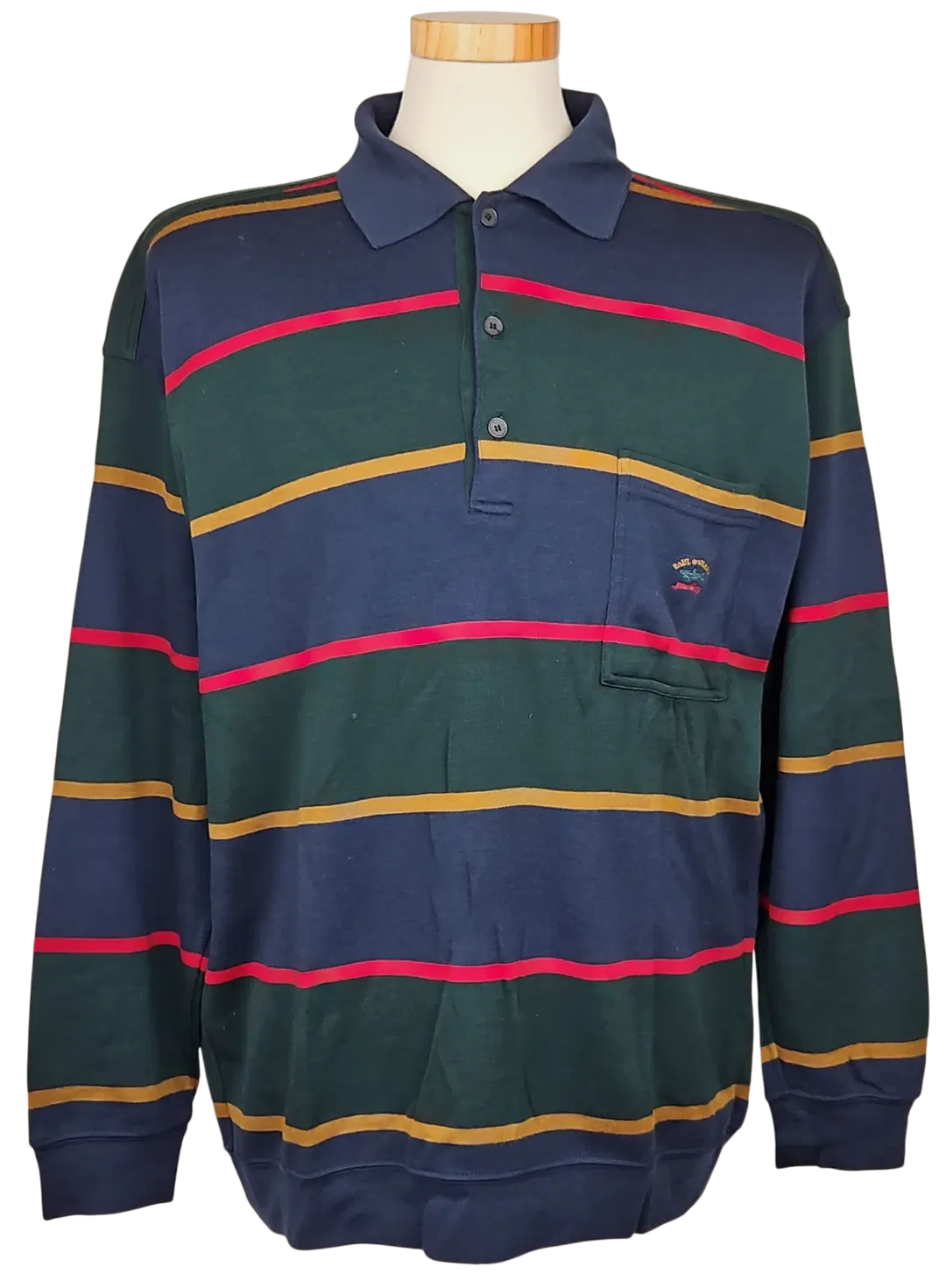 PAUL & SHARK Yachting Herren Wollpullover, blau/grün - Gr. XXL  - Bild 1