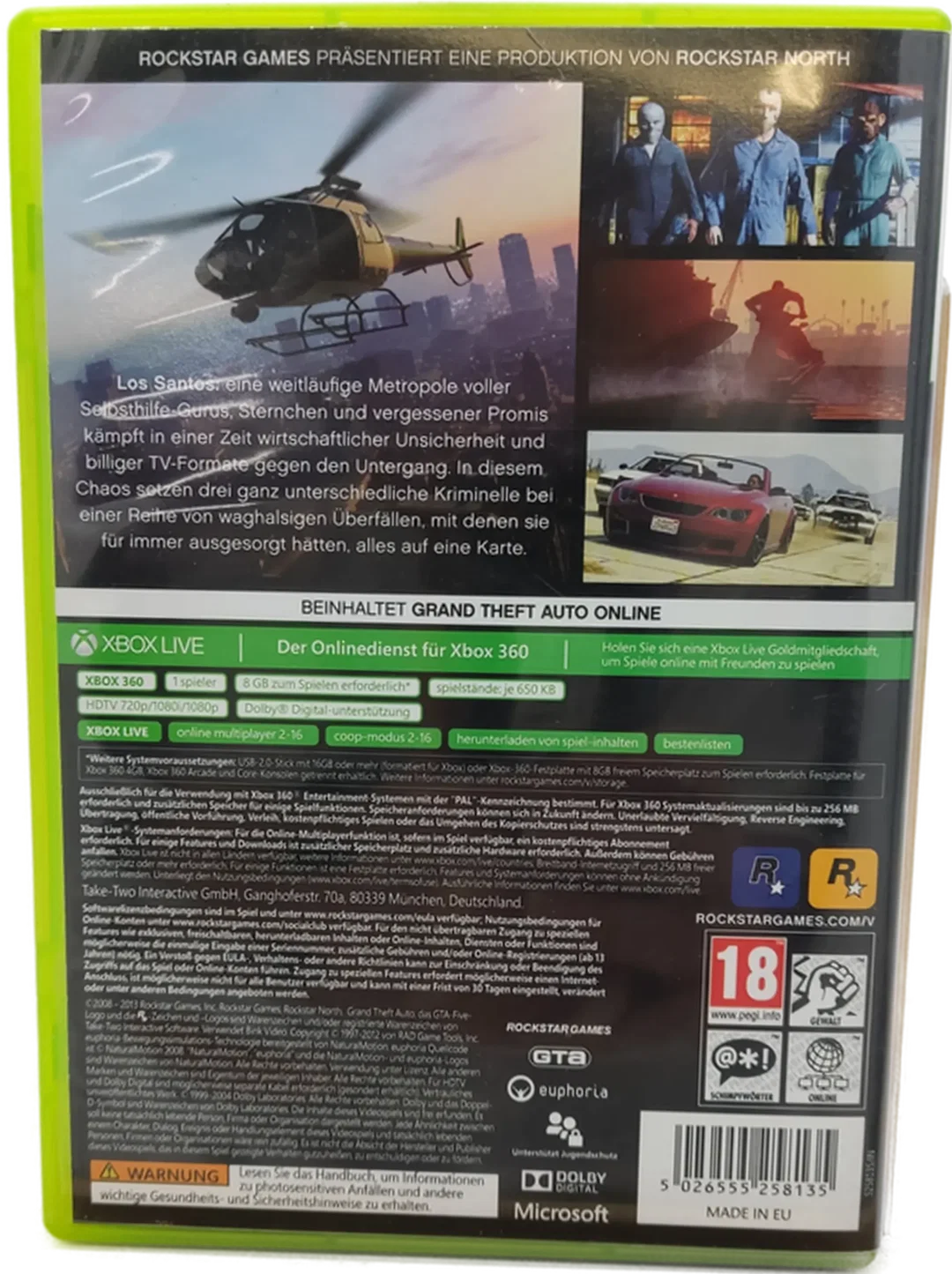 XBOX 360 Game "Grand theft Auto V"  – Bild 2