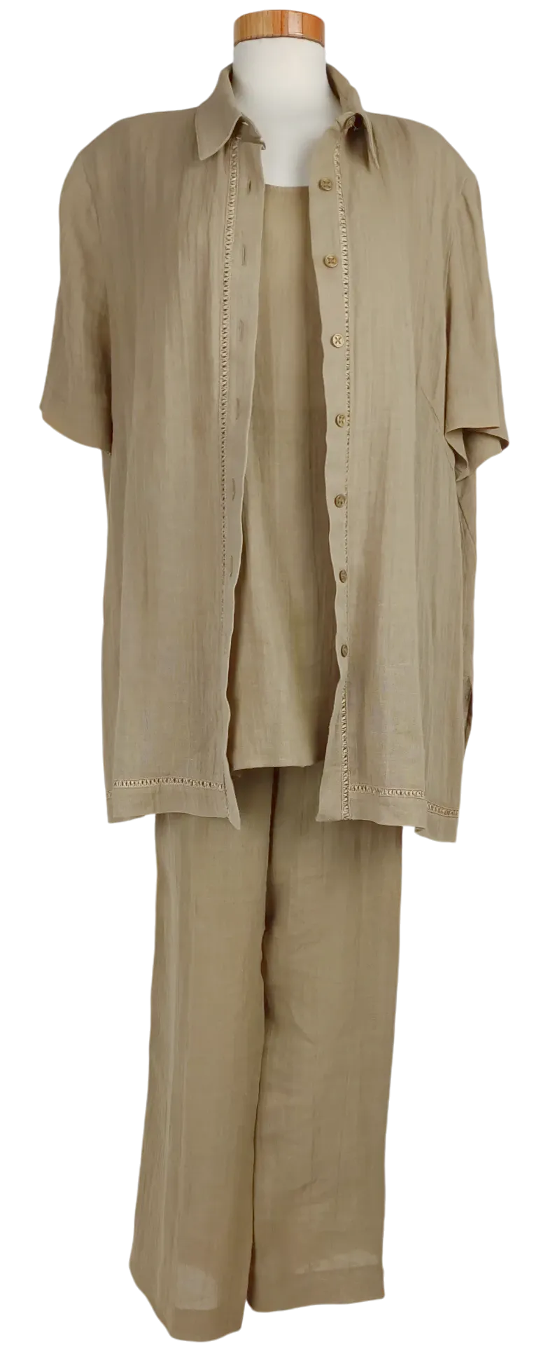 Vintage Piu' Donna Damen 3-Teiler, schlamm - Gr. XXL  - Bild 1