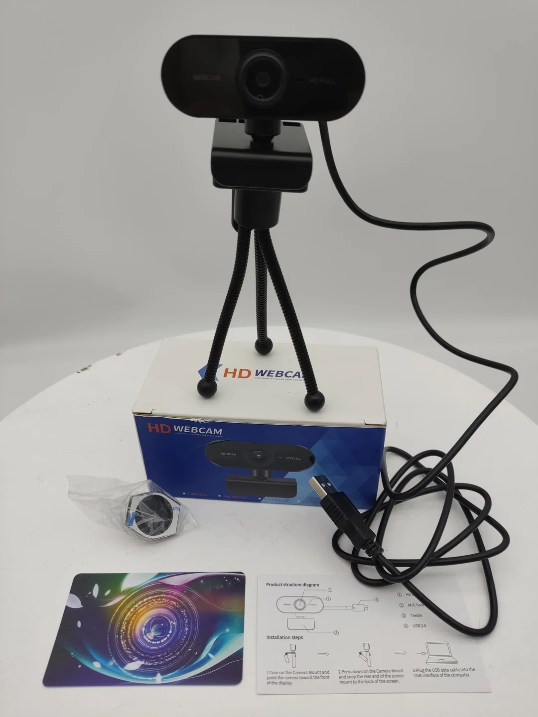 HD 1080p Webcam Drehbarer Clip | Home-Office-Freund - Bild 3