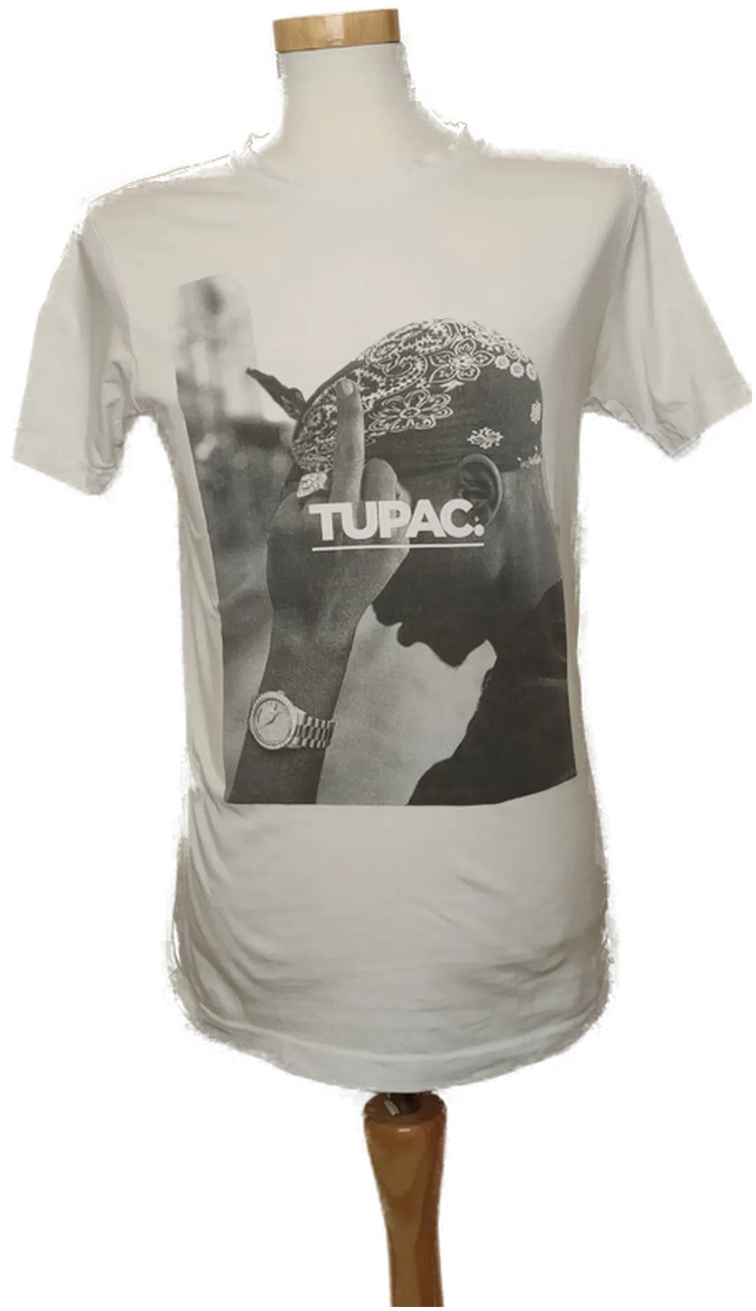 2PAC / TUPAC. Herren T-Shirt weiß Gr. S - Bild 1