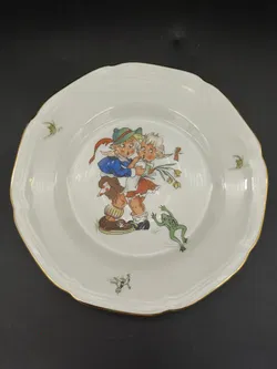 Bavaria-Porzellan / Vintage-Kaffeetasse mit Untertasse + Dessertteller  - Bild 3