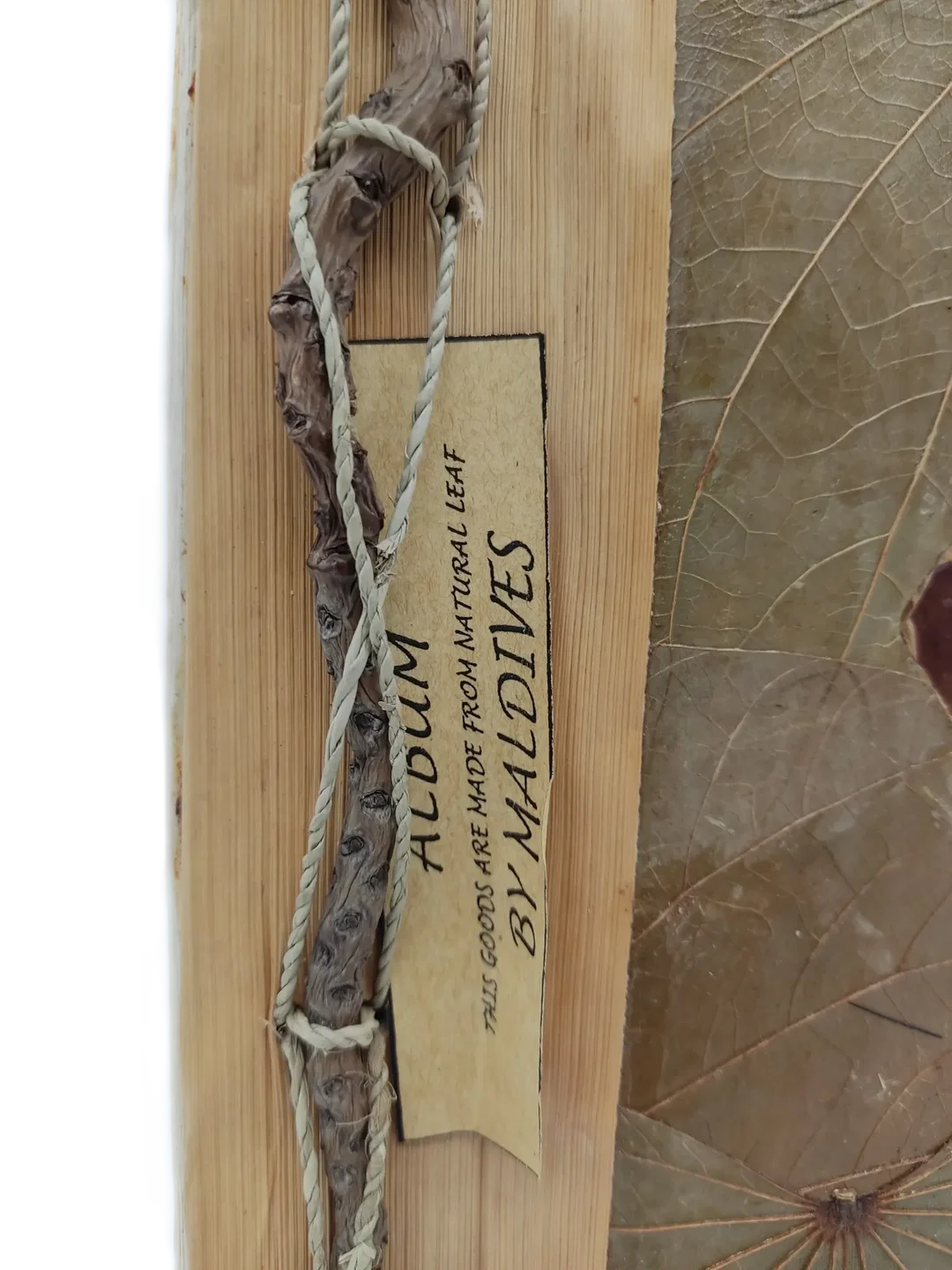 Fotoalbum handmade aus Naturmaterialien Maledives – Bild 4