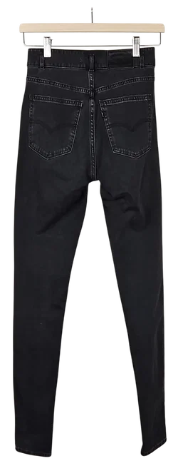Levis Mile High Super Skinny Damen Jeans, schwarz - Gr. W26/L32 - Bild 2