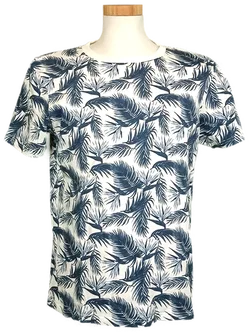 Joop! Herrentshirt gemustert blau/weiß Gr. M - Bild 1