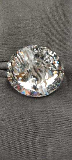 Eleganter Blazer Sarissa Silk Thailand Strass-Knöpfe | Abendlicher Glanz - Bild 7