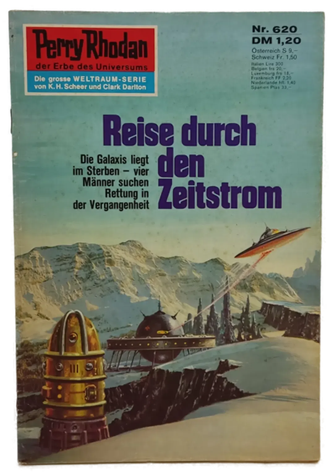 Romanheft Perry Rhodan Reise durch den Zeitstrom Erstauflage Nr.620 - Bild 2