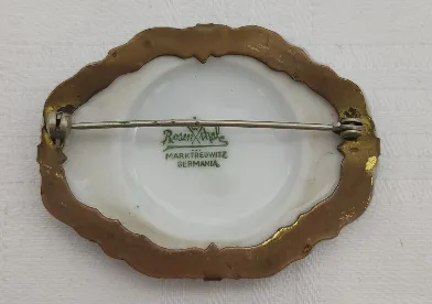 Rosenthal Porzellan Brosche – Bild 2