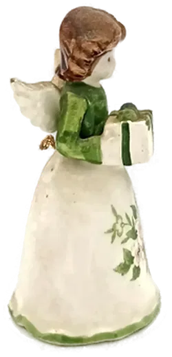 Weihnachtsglocke Engel gemustert - Bild 4