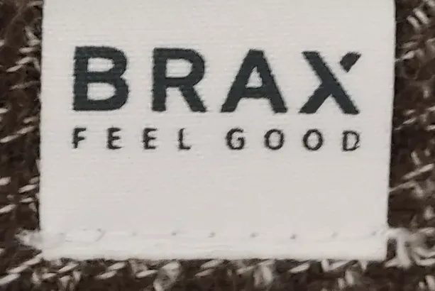 Brax Herrenschal braun/weiß – Bild 2