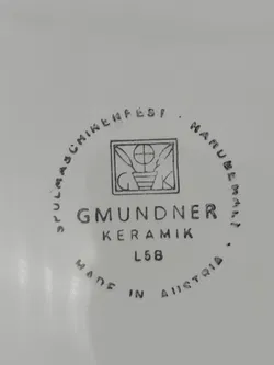 Gmundner Keramik - Desserteller grün geflammt, 2 Stück - Bild 6