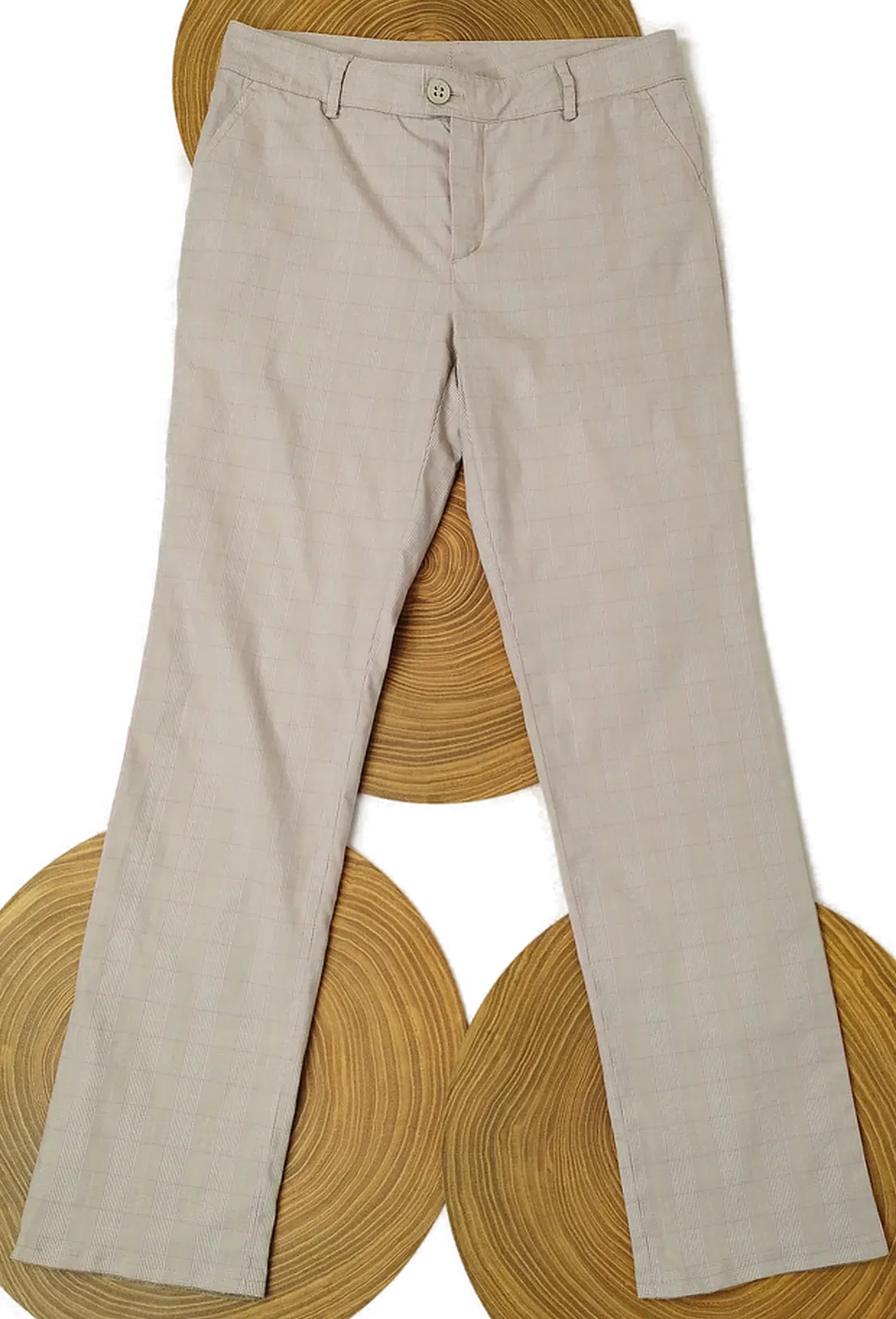 Hose Burberry, Glencheck-Karo, Mischfaser, Gr. 38 | Zeitloser Klassiker - Bild 1