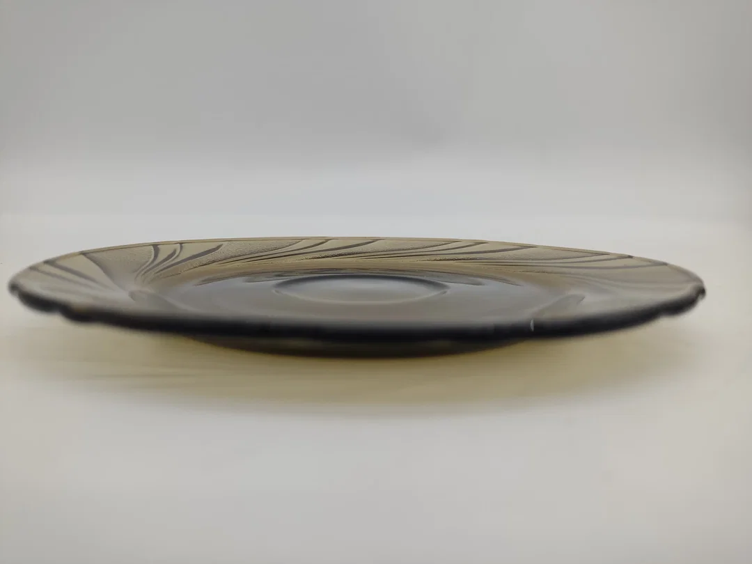 Vereco Duralex Smoked Glass Swirl 6 Stk Tee-Kaffeetassen + 6 Stk Untertassen – Bild 6