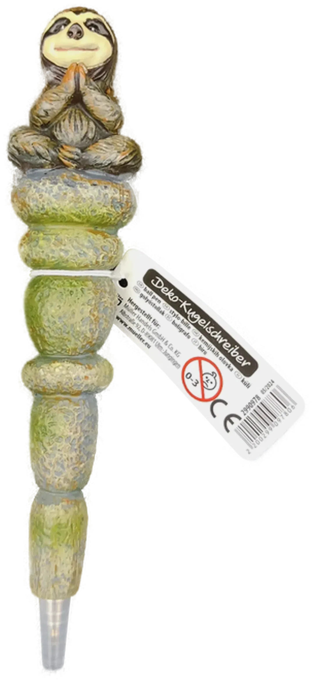 Deko-Kugelschreiber Faultier - Bild 4