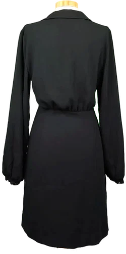 Hallhuber Damenkleid mit Raffung schwarz Gr. M - Bild 2