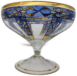 Handbemalte dekorative Glasschale - Sehr gute Qualität - Bild 2