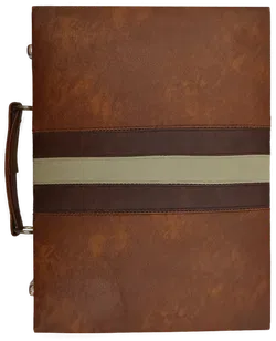 Backgammon-Spiel im Kunstlederkoffer klein - Bild 2