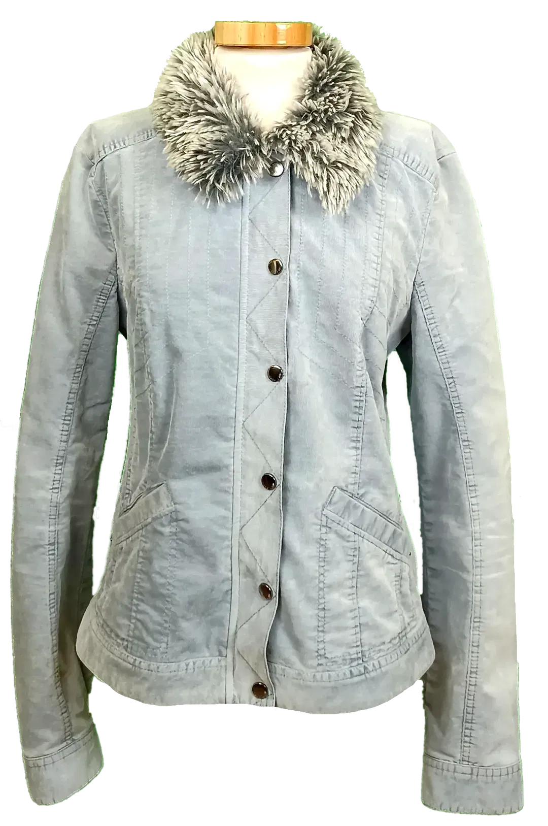 Marc Cain Damen Jeansjacke in Blau Gr. 40 - Bild 4